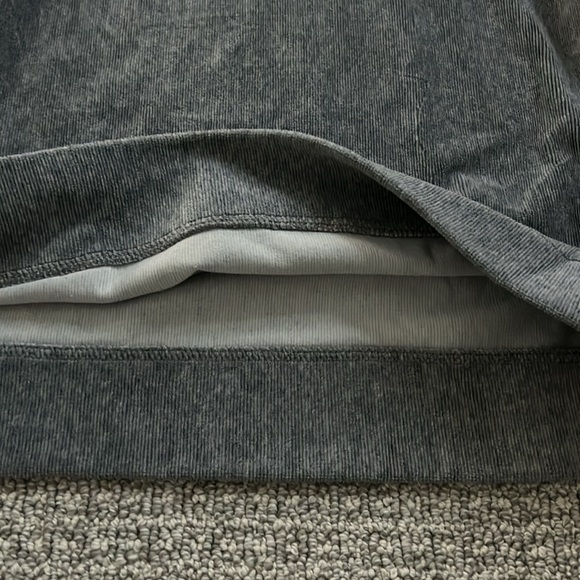 Zara Grey Cropped Sweatshirt Grey Sweater Top M - Picture 3 of 9